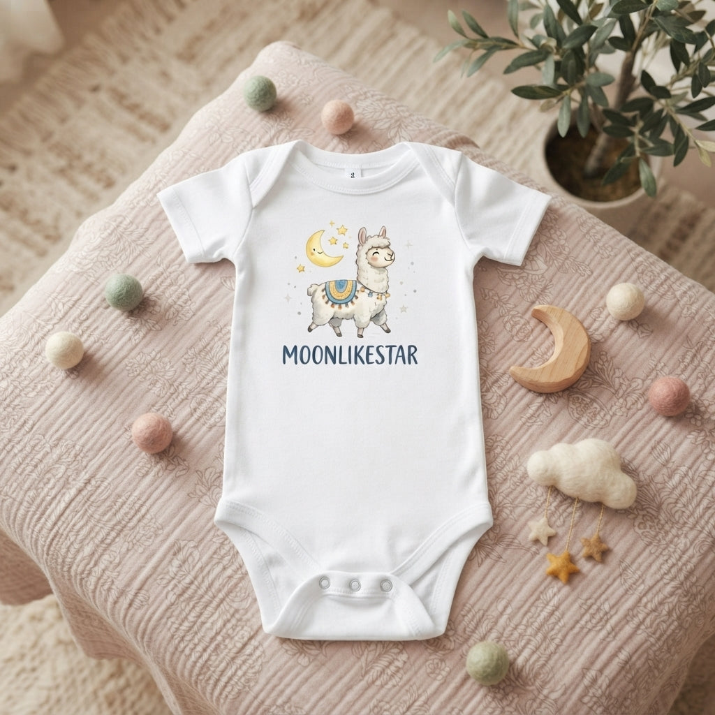 Llama Moonbeam Onesie