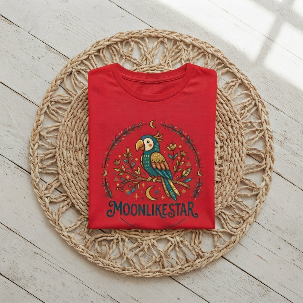 Starlit Parrot Adventure Tee