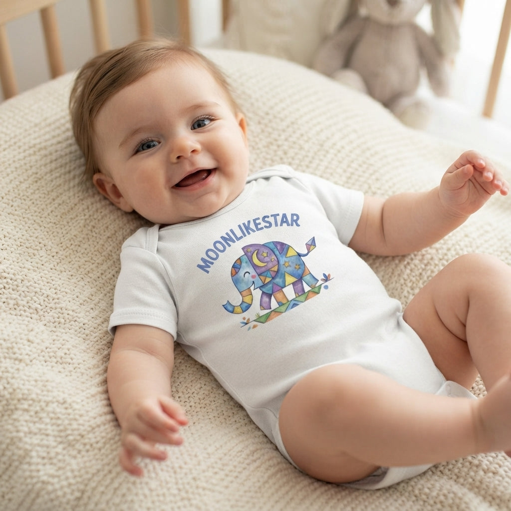 Geo Elephant Onesie