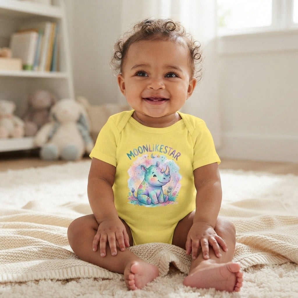 Little Dreamy Rhino Onesie