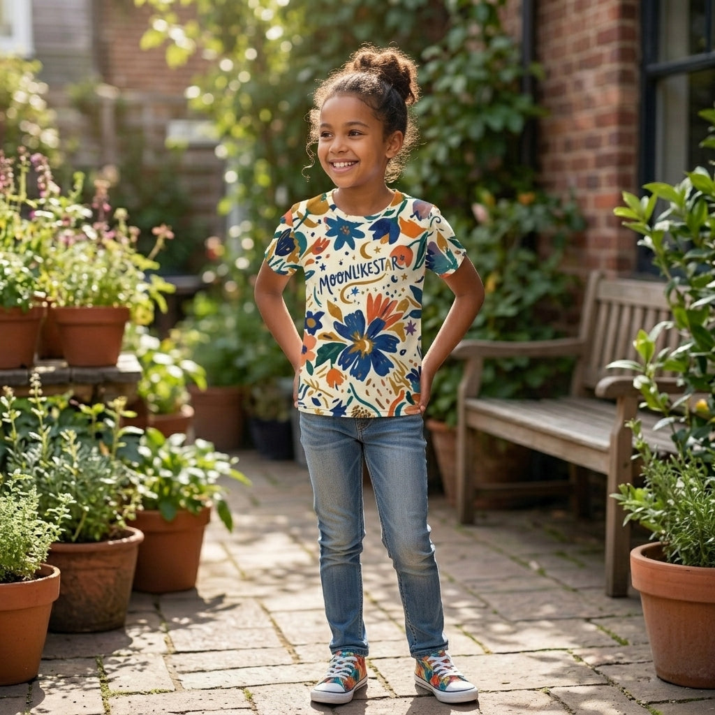 Stellar Bloom Kids Tee