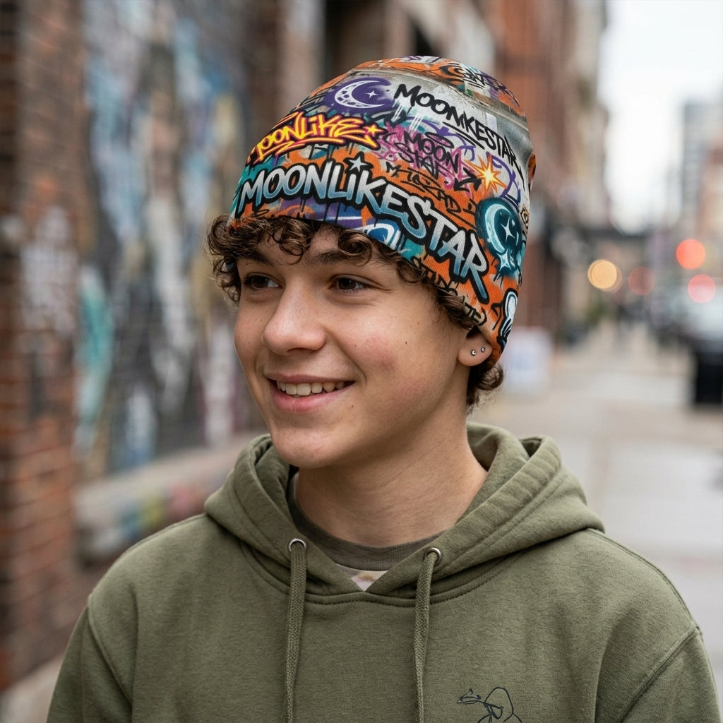 Graffiti Galaxy Beanie