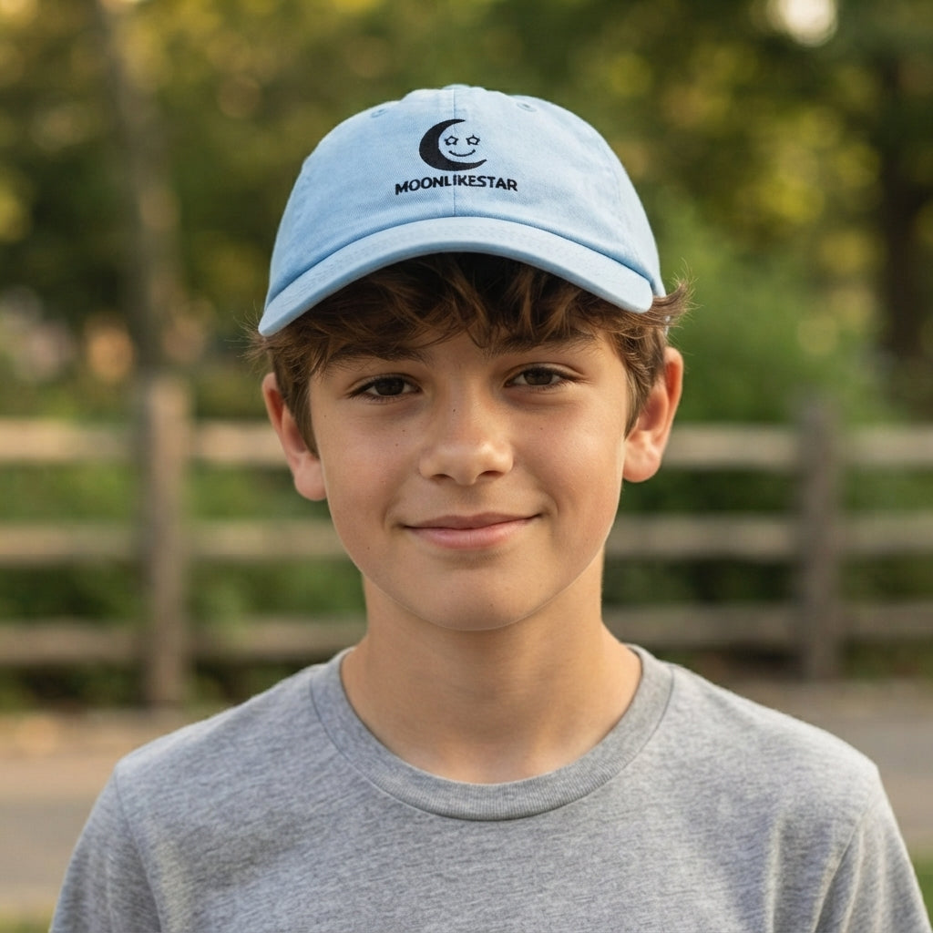 Starry Smile Baseball Youth Cap